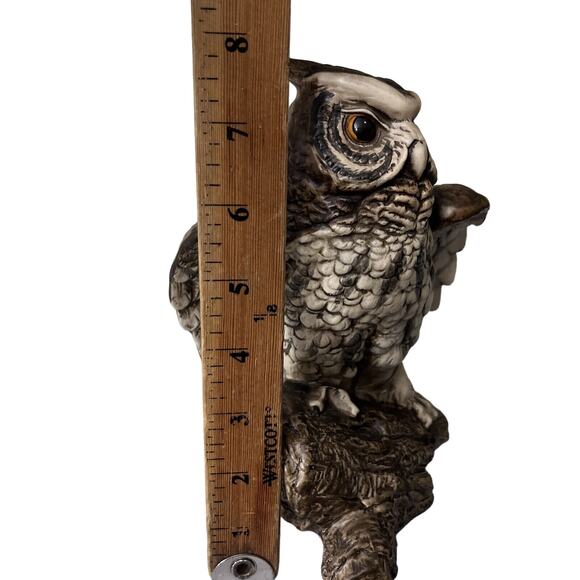 Owl Ceramic Brown Made In Japan vintage Owl Collectors 8” hand painted UCCTI - Picture 14 of 14